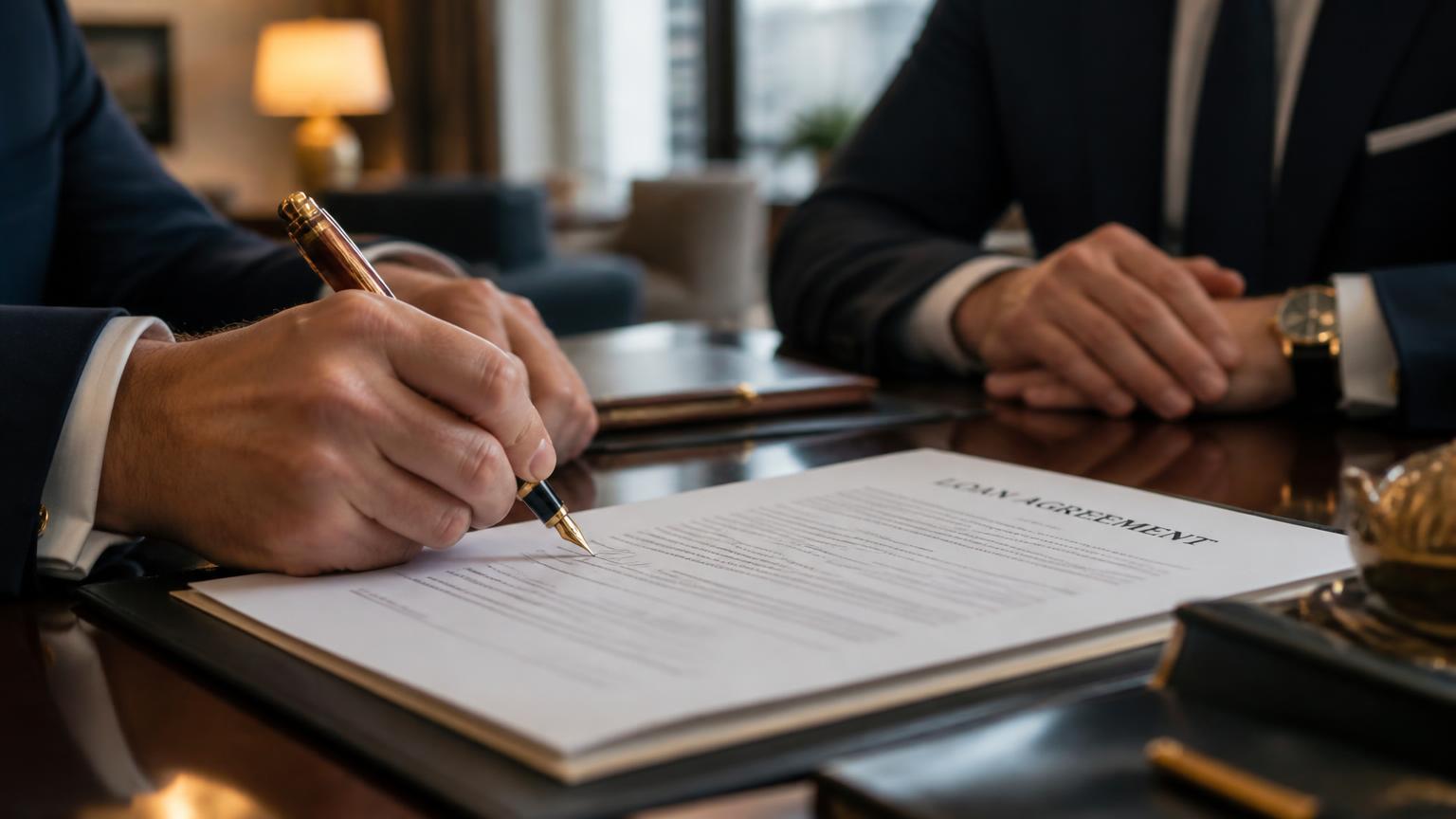 Signature de contrat